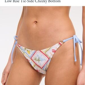 Abercrombie & Fitch Multicolor Tie-Side Bikini Bottom